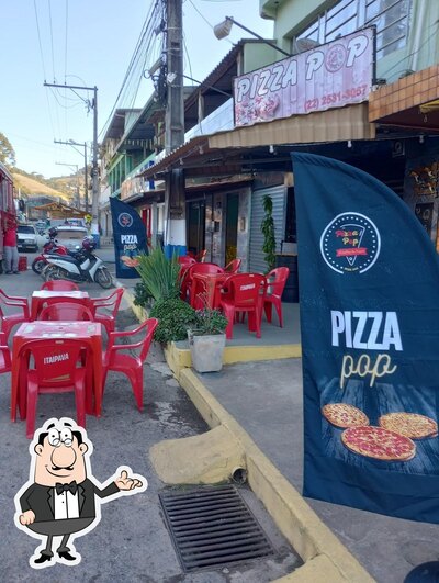 O interior do Pizza Pop
