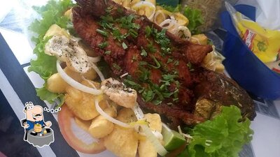 Comida em Quiosque do peixe