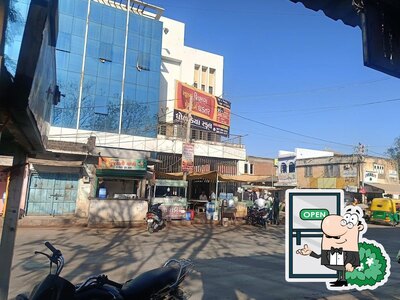 The outside area is an important feature of Rajwadi Nasta House