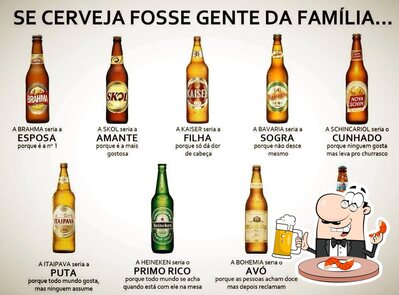 Desfrute de uma cerveja com seu jantar