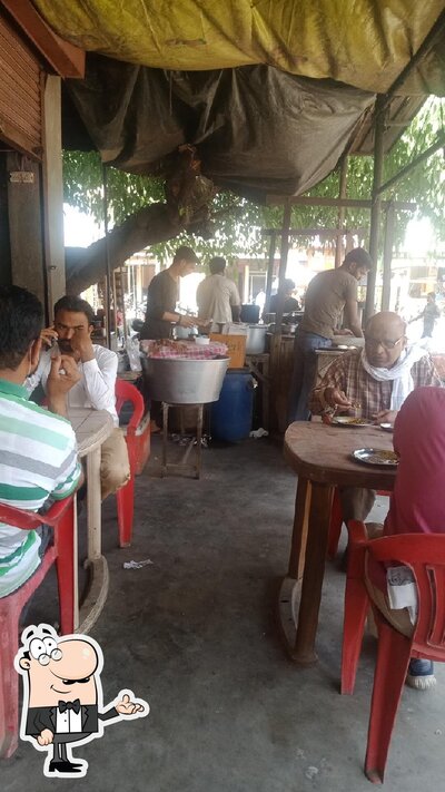The interior of Om Sai Dhaba