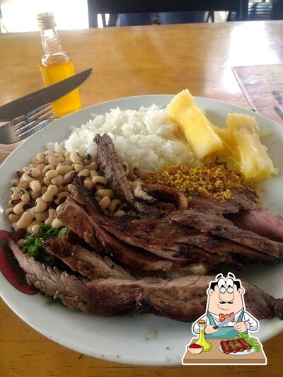Pai d'Égua Carne de Sol serve pratos de carne