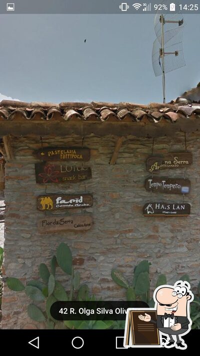 Veja a área externa do Portal da Serra - Cultura, Gastronomia & Arte