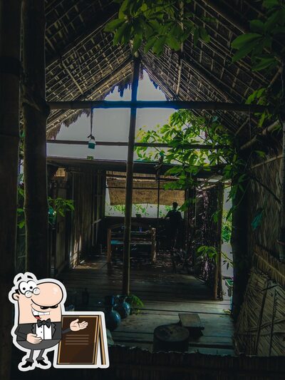 You can get some fresh air at the outside area of Resang Restaurant