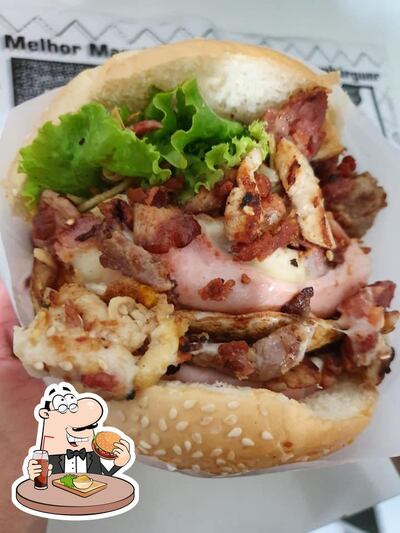 Delicie-se com um hambúrguer no Bis Burguer Lanches Alfenas MG