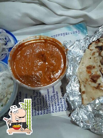 Food at Chicken Masala