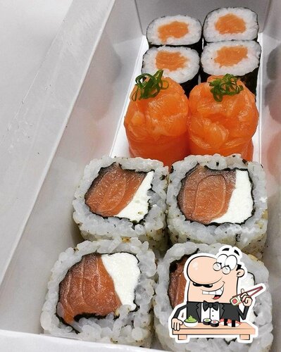 Sushi é um popular prato originário do Japão