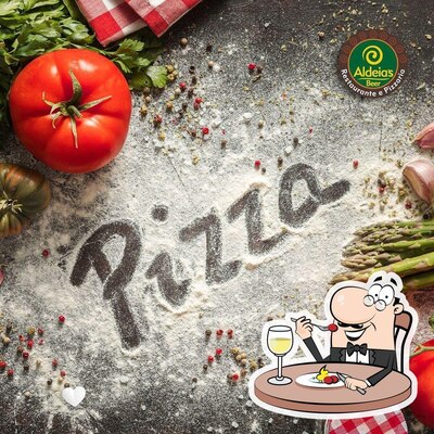 Platos en Aldeia's Beer