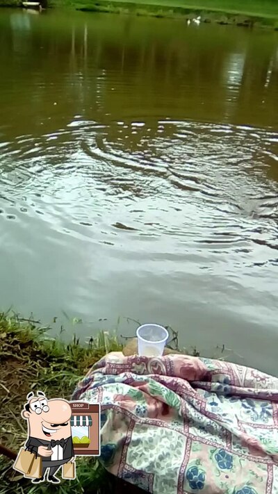 Descubra a área externa do Pesqueiro Fogão de Lenha do Tatinha