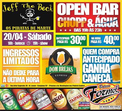 A publicidade apresenta informações sobre o Dom Brejas