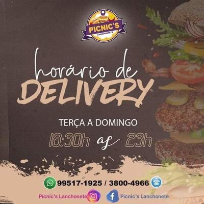Olhe as informações sobre o Picnic's Hamburgueria