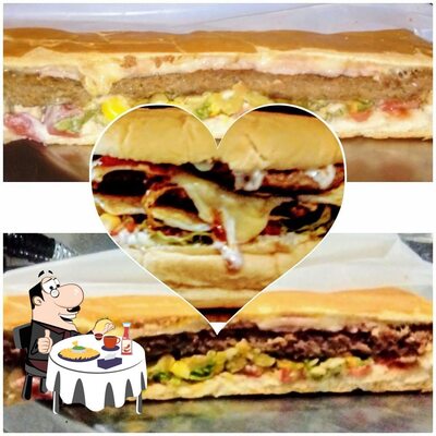 Delicie-se com um hambúrguer no Turbo Lanches