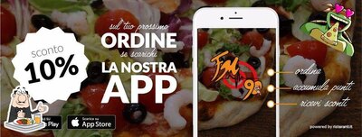 Cibo al FM 90 Stazione Pizza Roma