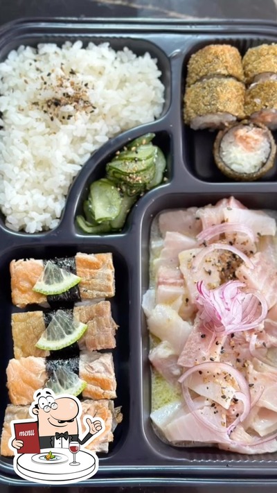 Platos en Hayaku sushi
