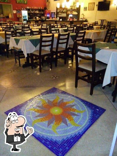 O interior do A Taverna