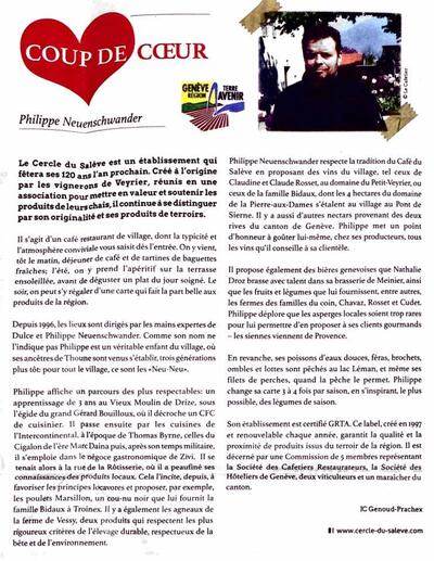 Ecco la pubblicità di Chez Neu-Neu