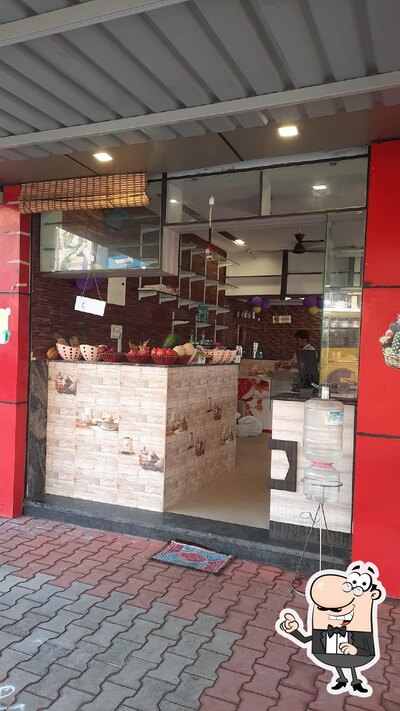 Take a seat at one of the tables at Coffee shop