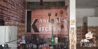 Take a seat at one of the tables at Kandpal's kitchen