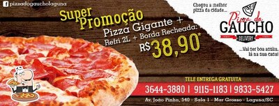 No Pizza do Gaúcho - Delivery Laguna SC, você pode desfrutar de pizza
