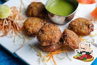 Order meat dishes from the menu