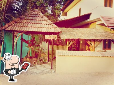 Enjoy the view at the outside area of Pranic Cafe