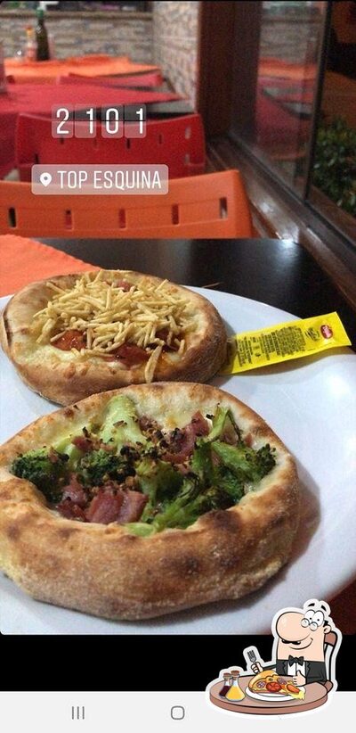 No Point da esfirra, você pode degustar pizza