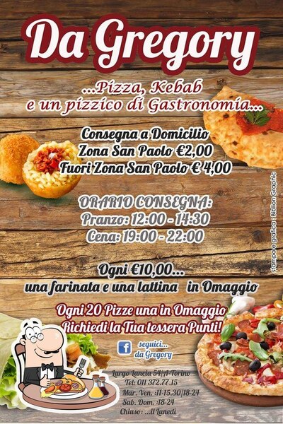 A Da Gregory, puoi goderti una bella pizza