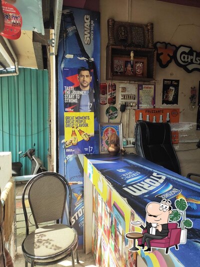 Take a seat at one of the tables at Garva Beer shoppy,