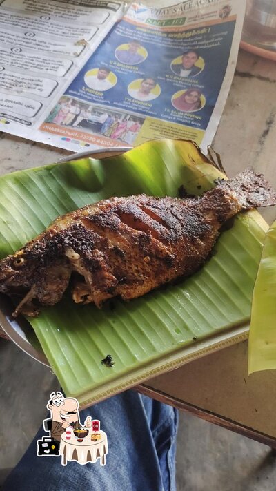 Food at Raja Fish Fry