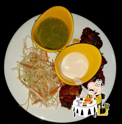 Food at Delish Restaurant