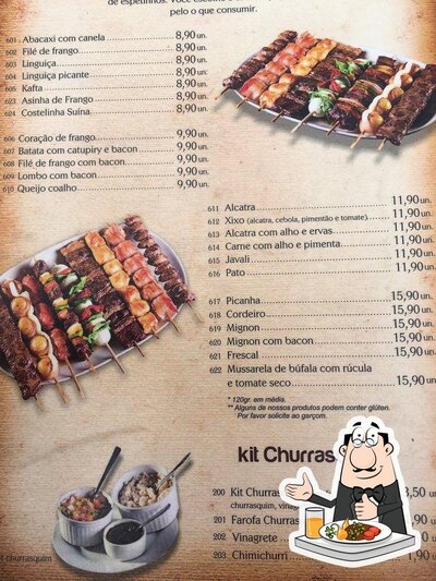 Platos en Churrasquim