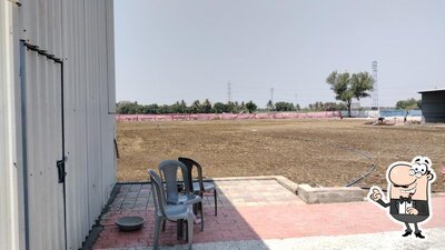 Take a seat at one of the tables at Ayodhya Party Plot