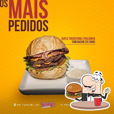 Garage serve uma seleção de opções para os amantes dos hambúrgueres