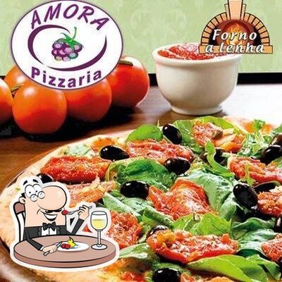 Comida em Restaurante e Pizzaria Amora São Paulo SP