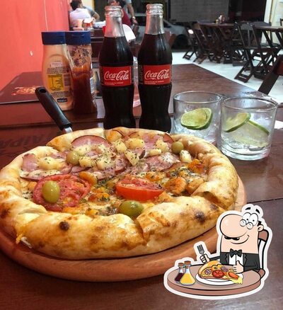 Escolha diferentes variedades de pizza