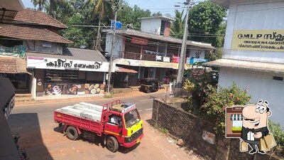 The outside part is an important feature of Kutty's Bakery