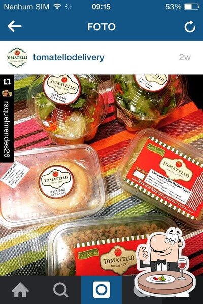 Comida em Tomatello Delivery e Restaurante
