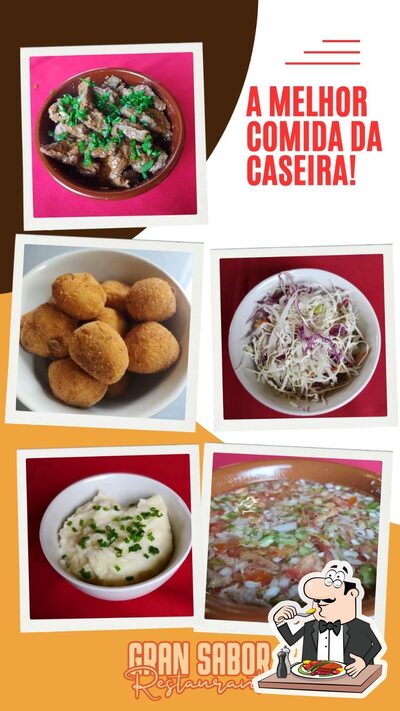 Comida em Restaurante Gran sabor