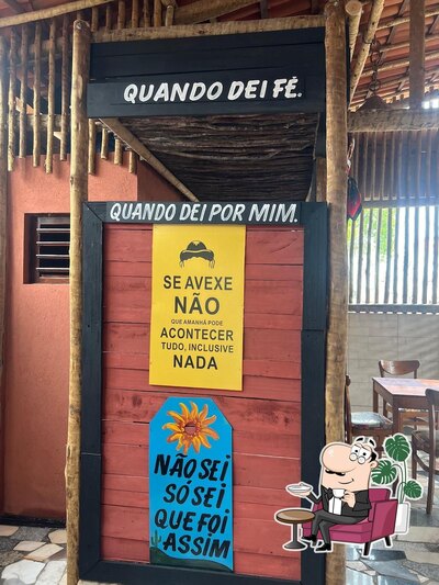 O interior do Tapera Porto Mirim