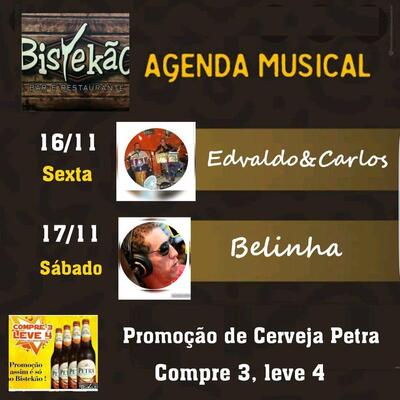 A publicidade mostra informações sobre o Restaurante B de Bocaina