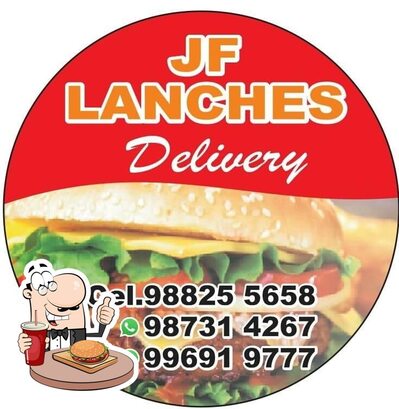 Delicie-se com um hambúrguer no JF Lanches Delivery