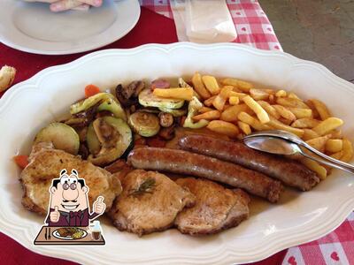 C'è un'ampia scelta di pasti per gli amanti della carne