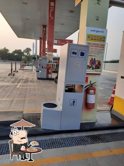 Enjoy the view outside Shell petrol pump
