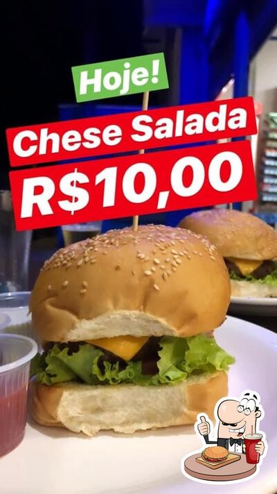 Experimente um hambúrguer no In da House Jandaia do Sul PR