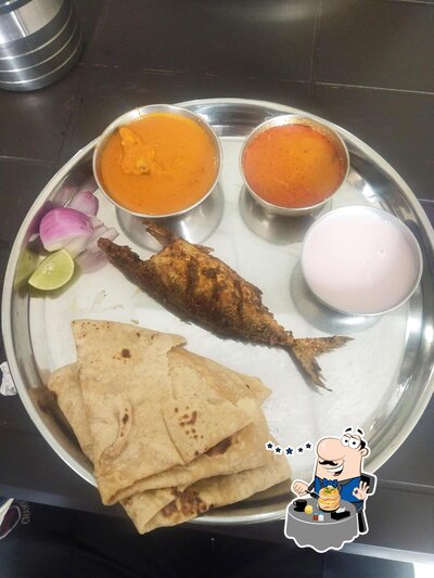Food at Hotel Malvani Lajjat