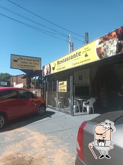 Desfrute da vista da área externa do Restaurante Sabor da Casa