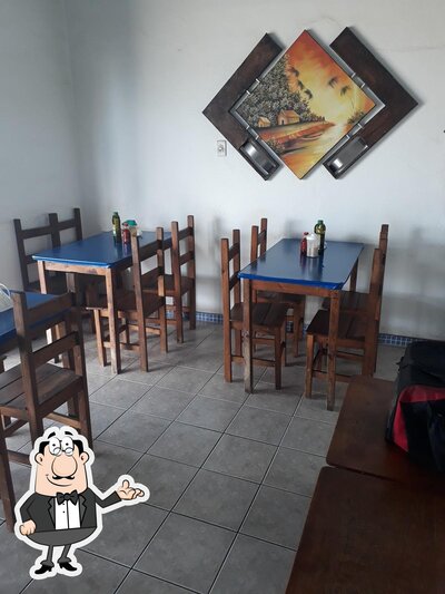 O interior do Restaurante