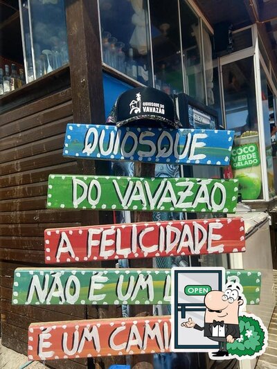 Veja a parte externa do Quiosque Vavazão