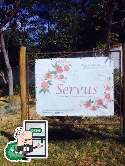 Veja a parte externa do Servus