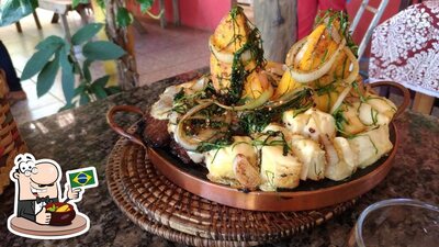 Comida em Café com Cacau